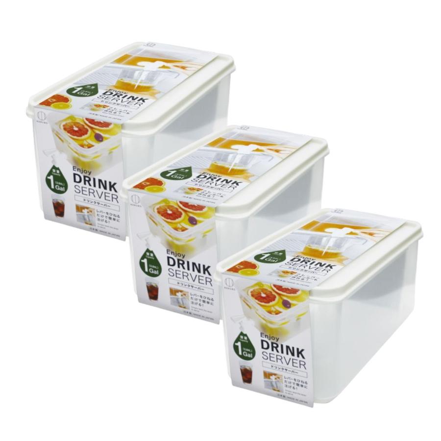 KOKUBO ドリンクサーバー 3.84L(1Gal) 3個セット 麦茶ポット お茶ポット 日本製 |  | 03