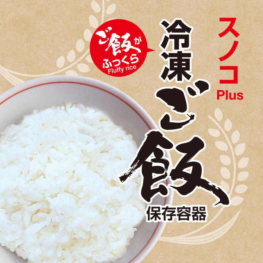 KOKUBO スノコ Plus 冷凍ご飯 保存容器 冷凍ご飯容器 ご飯 冷凍 容器 冷凍ごはん容器 | 小久保工業所 | 01