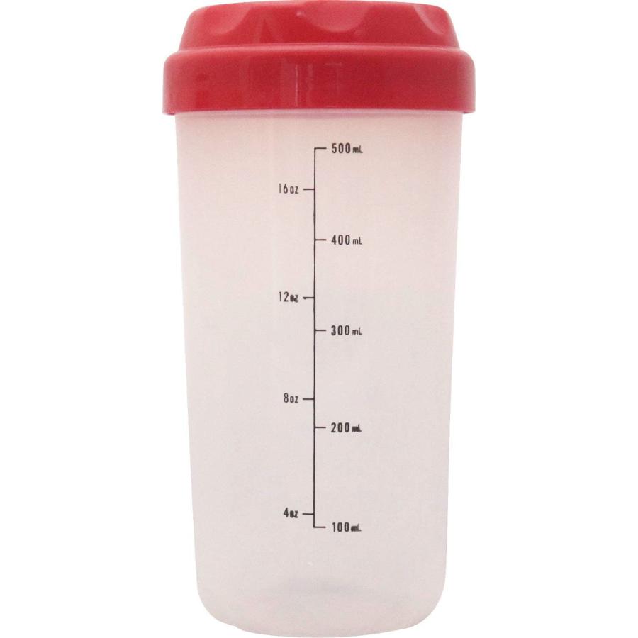 KOKUBO プロテインシェイカー 500ml レッド 2個セット シェイカー 