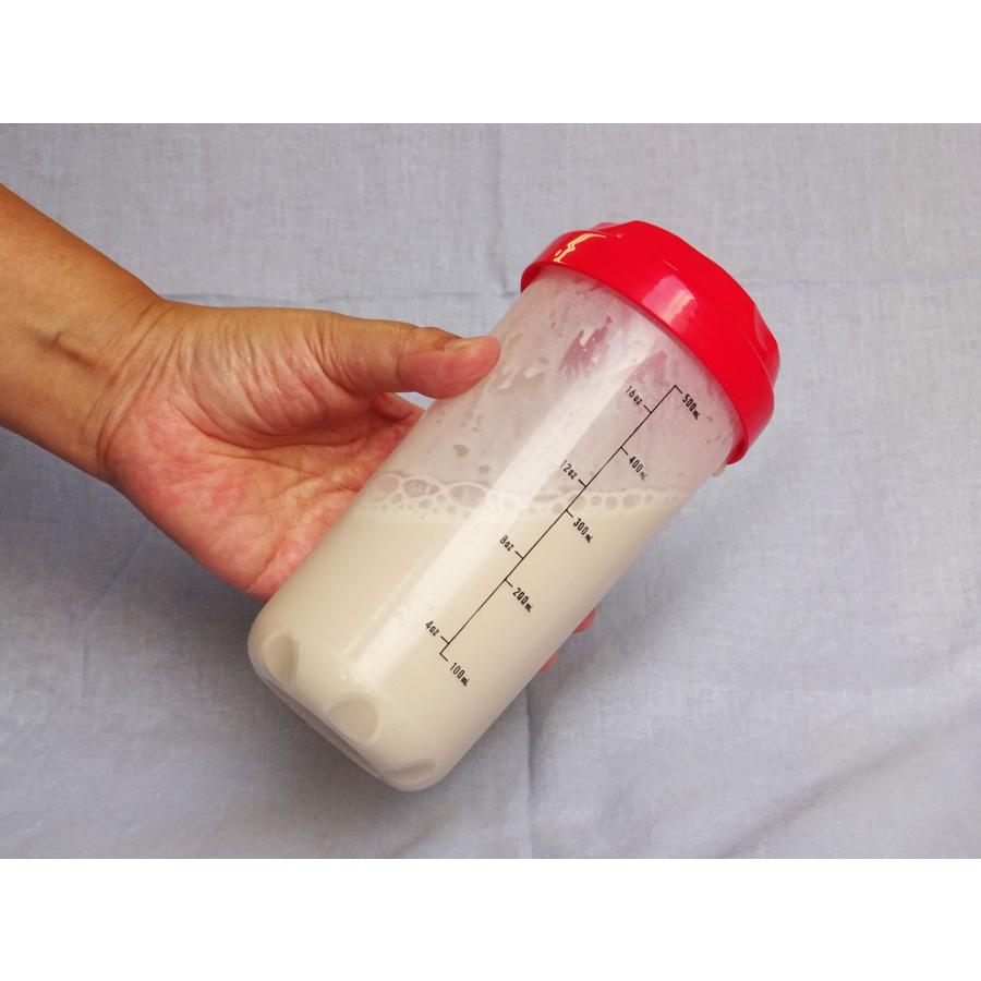 KOKUBO プロテインシェイカー 500ml レッド 2個セット シェイカー