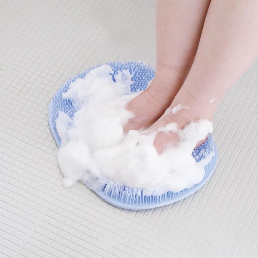 ♡TVで紹介されたあの商品です♡　足裏爽快フットブラシ KOKUBO 足裏ケア爽快ブラシ [ラベンダー/ ブルー] 小久保工業所