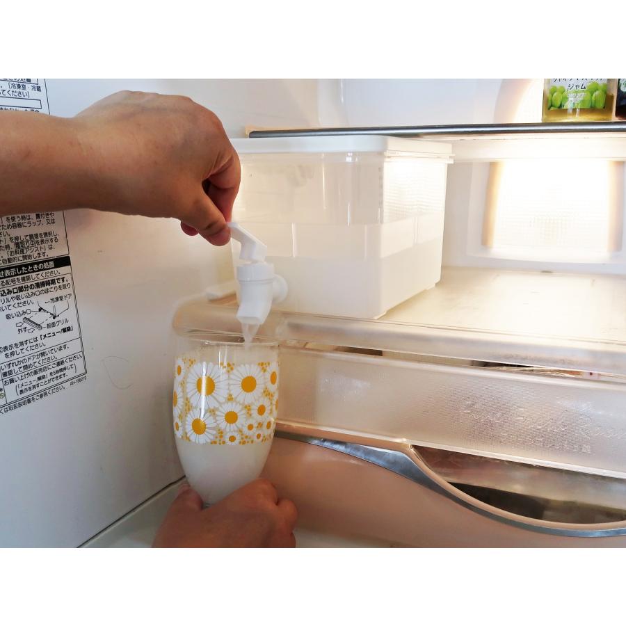 KOKUBO 冷蔵庫ENJOYドリンクサーバー 冷水筒 水差し ピッチャー 蛇口 3L 小久保工業所 | 小久保工業所 | 11