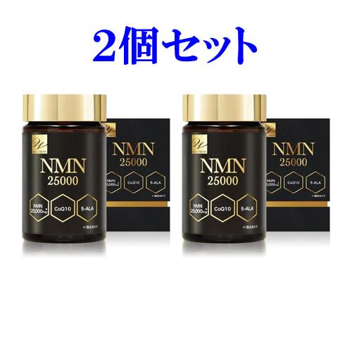 NMN 2個セット NMN25000 【120カプセル×2個】(ウエルネスライフサイエンス