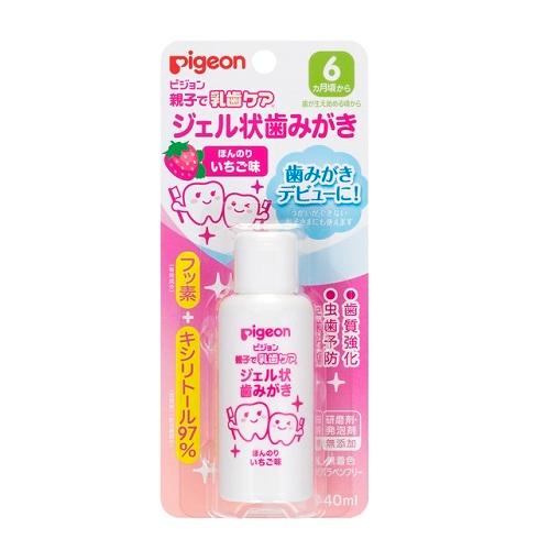 ジェル状歯みがき　いちご味　【40ml】(ピジョン)｜kokumin