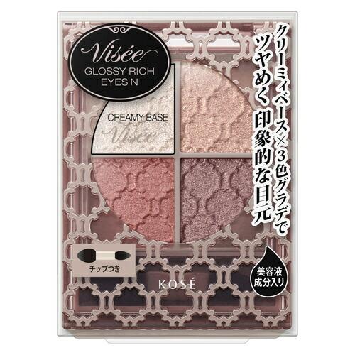 ヴィセ リシェ　グロッシーリッチ アイズ N　RD-6 ブラウニッシュレッド系　【4.5g】(コーセー) | Visee