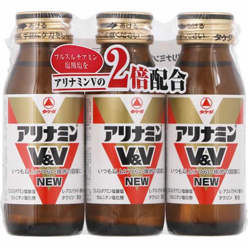 アリナミン 【指定医薬部外品】アリナミンV&V NEW 【50mL×3本 