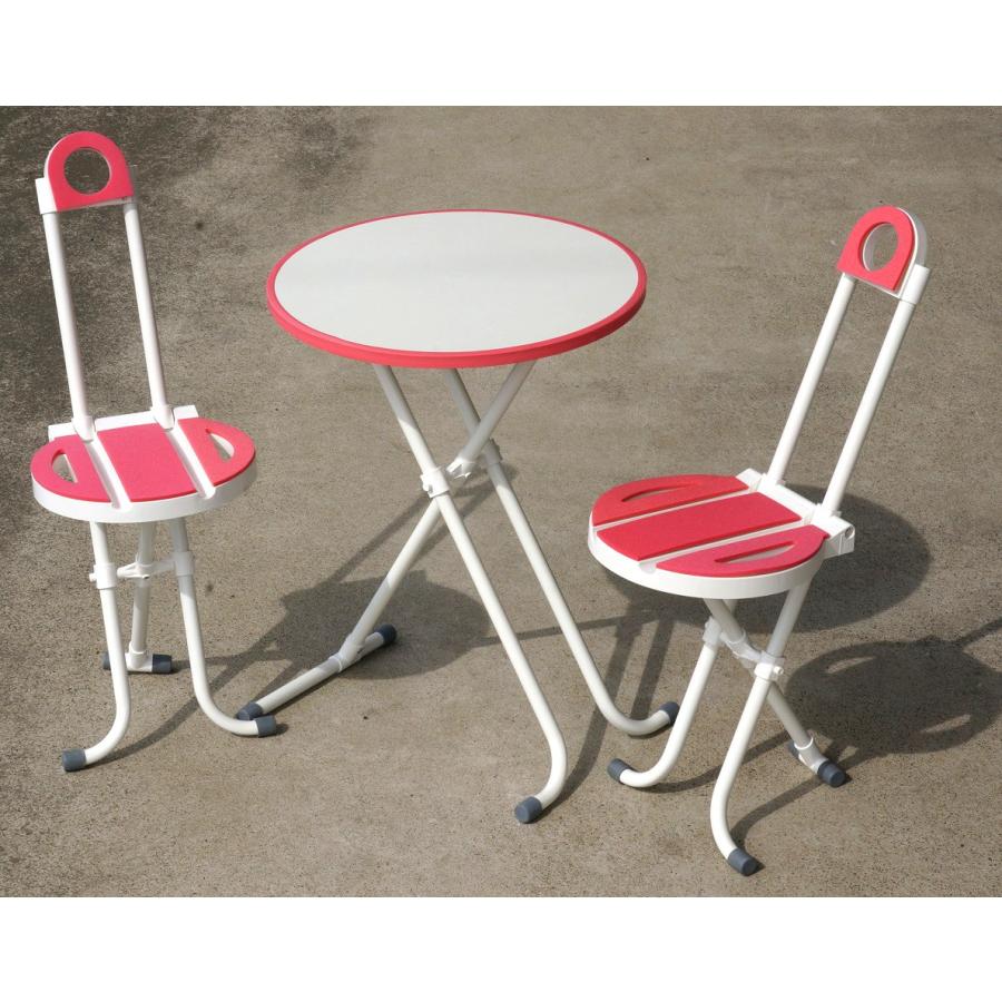 アウトドア チョイス・テーブルセット 折畳式チェア2脚・テーブル1台セット 送料無料  在庫限り・新品・箱に痛みあり |  | 02