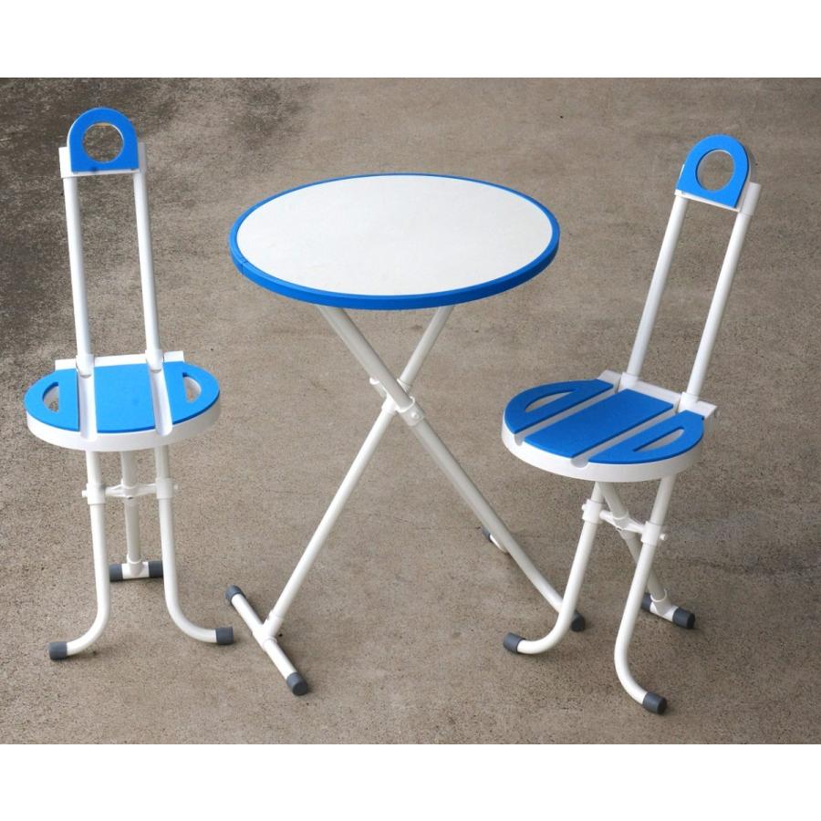 アウトドア チョイス・テーブルセット 折畳式チェア2脚・テーブル1台セット 送料無料  在庫限り・新品・箱に痛みあり |  | 03