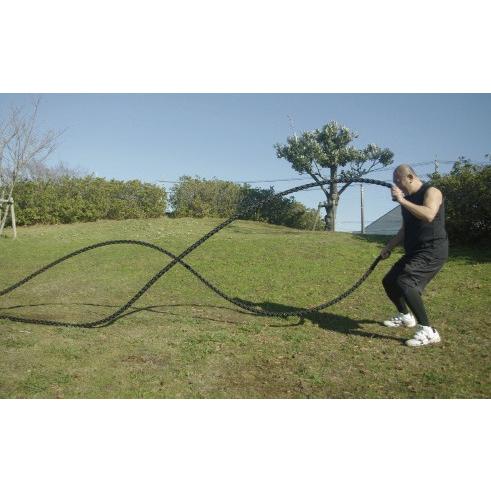 トレーニング ジムロープ 12kg フィットネス 体幹 スイングロープ エクササイズ 二の腕 筋トレ 有酸素運動 インナーマッスル NK8917 送料無料 |  | 01