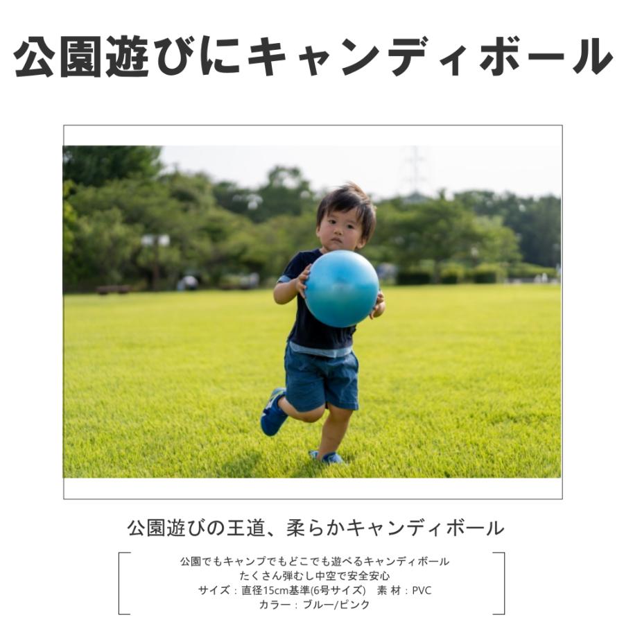 キャンディボール6号 15cm パークスポーツ 公園遊び 柔らかボール 弾む | KOKUSAI | 05