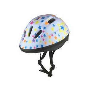 スポーツタイプヘルメット ジュニア用 コクサイ KOKUSAI 47〜53cm NLS2951 ホワイト ブルー | KOKUSAI