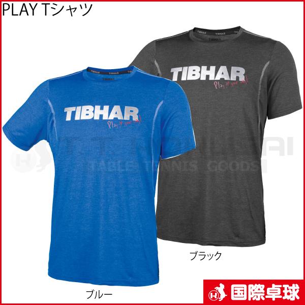 低廉 正規品質保証 PLAY Tシャツ 卓球 ゲームウェア ゲームシャツ ティバー TIBHAR 男女兼用 okolo.rocks okolo.rocks