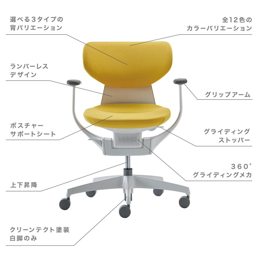 KOKUYO 【ラクラク納品】コクヨ デスクチェア ing イング CR