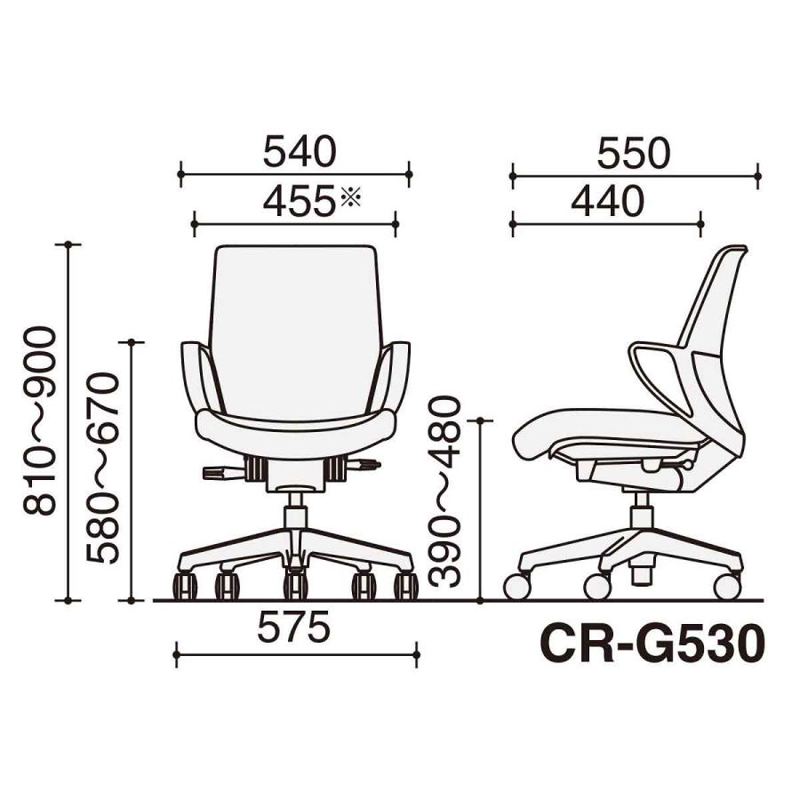 全国宅配無料 【ラクラク納品】コクヨ デスクチェア ピコラ picora CR-G530E6 ローバック ブラックシェル 布