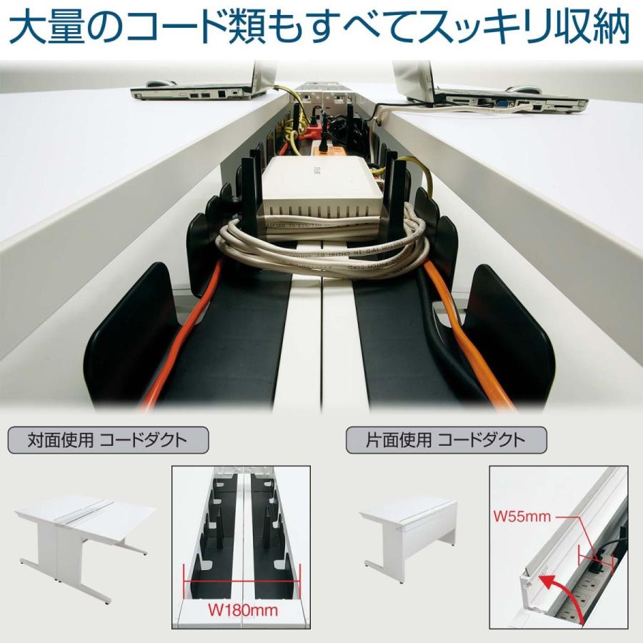 【ラクラク納品】コクヨ デスク iSデスクシステム SD-ISN106LCBS 片袖机 B4タイプ 幅100×奥行60cmの画像