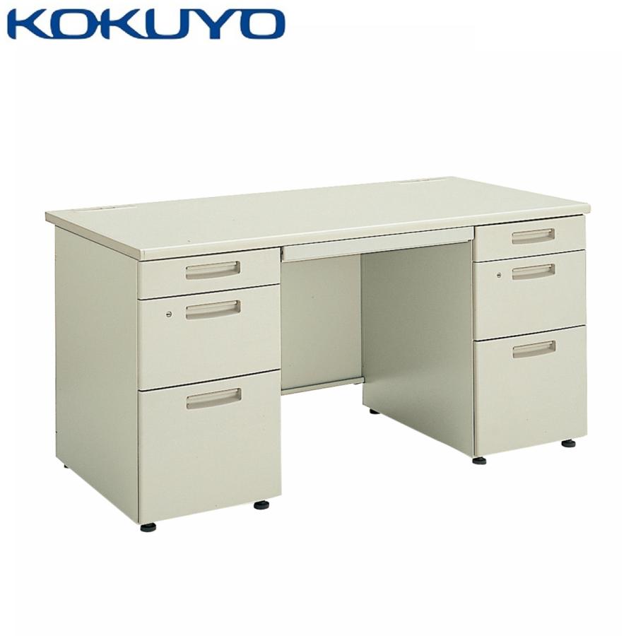 【ラクラク納品】コクヨ デスク BS+ ビーエスプラス SD-BSN147DC3F11 両袖デスク 幅140×奥行70cm
