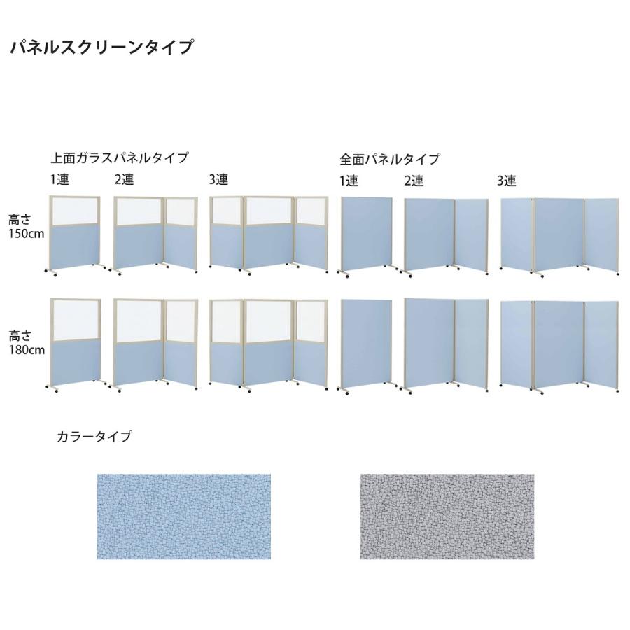 【ラクラク納品】 コクヨ パーティション パネルスクリーンS SN-SP152 全面パネル 2連 幅213×高さ150cmの画像