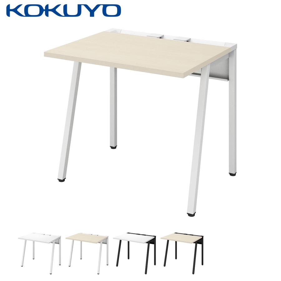 【中古/美品】コクヨ　平デスク　幅80.奥行70　引き出し付き Amazon.co.jp: オフィスデスク コクヨ リーン 平机 ワークデスク