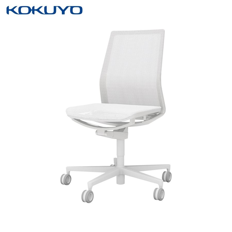 【ラクラク納品】 コクヨ デスクチェア FABRE ファブレ C01W101MU メッシュタイプ ホワイトシェル ホワイト脚 肘なし