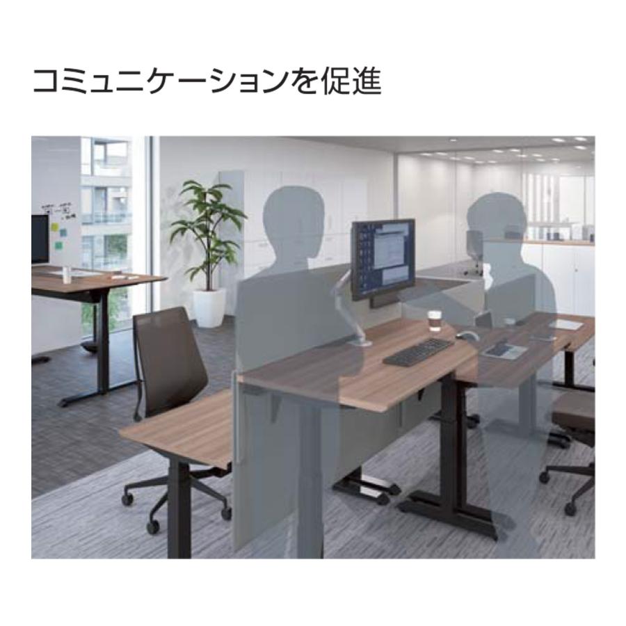 【ラクラク納品】コクヨ 電動式昇降デスク SEQUENCE シークエンス DSE-LWA1808M-SW ウイング スタンダードカラー ボタン ソフトエッジ 幅175cm_13