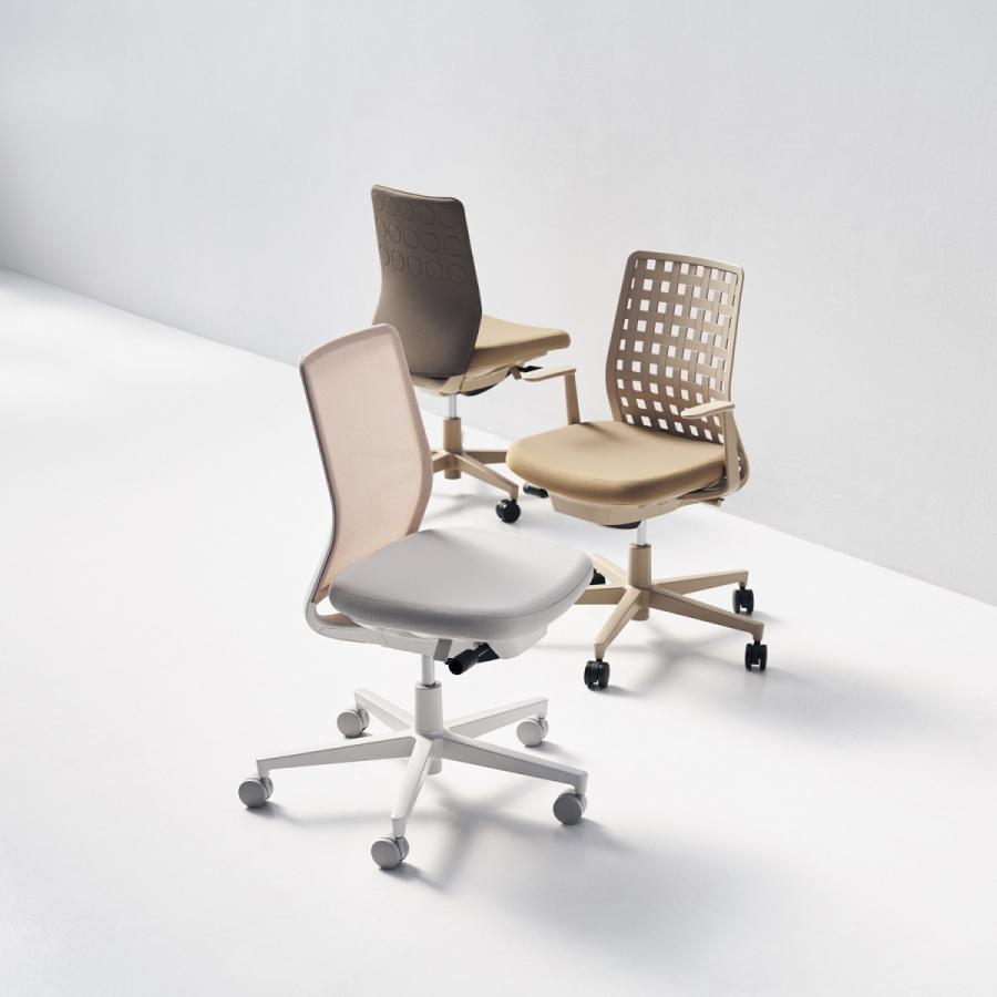 【ラクラク納品】 コクヨ デスクチェア 椅子 Monet モネット C03-W100 背メッシュ 肘なし 本体/脚ホワイト_14