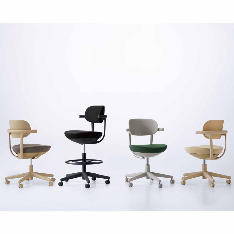 【ラクラク納品】コクヨ デスクチェア オフィスチェア pallo パロ C07-B11GU-BKE6A11 背合板タイプ スタンダード 本体ブラック ブラック脚_8
