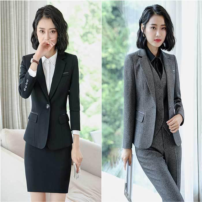 スーツ レディース 上下セット ジャケット シャツ ベスト パンツ スカート スリム リクルート 面接 受付 ビジネス 通勤服 フォーマル エレガント 女性用 Kpl1146 岡村洋品店 通販 Yahoo ショッピング