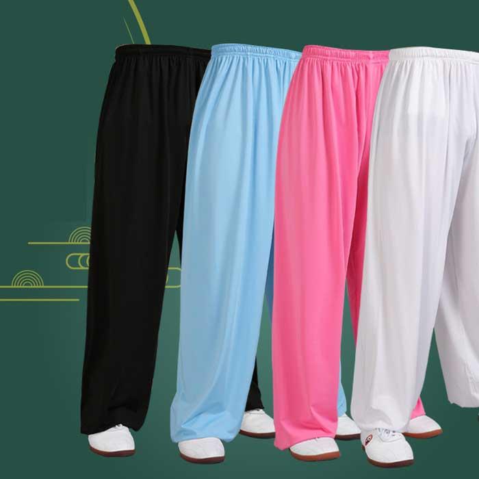 太極拳パンツ 武術 カンフー 男女兼用 太極拳ズボン カンフーパンツ 表演パンツ 舞台ステージ