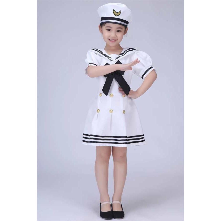 キッズダンス衣装 子供ワンピース セーラー風 男の子 女の子海軍服二次会パーティー 謝恩会演奏会 ダンス衣装 出演服 舞台服 学園制服ステージ衣装 S1029 岡村洋品店 通販 Yahoo ショッピング