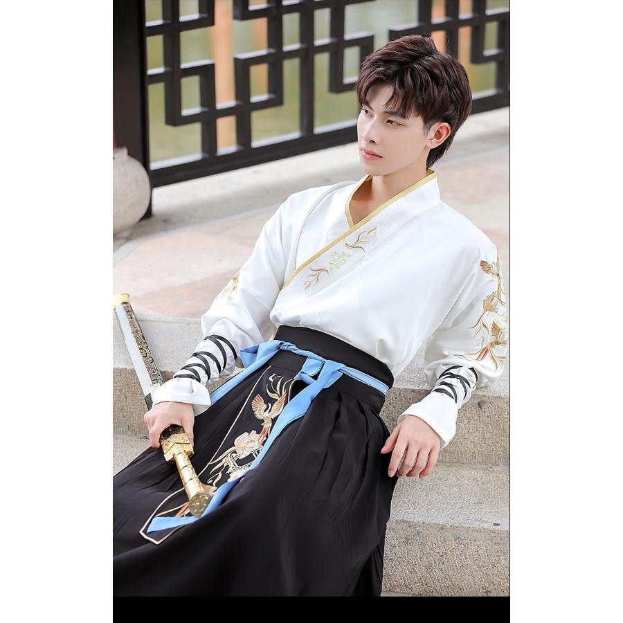 漢服 刺繍 ハロウィン コスプレ衣装 大きいサイズ 華流コスチューム 唐装漢服 変身仮装 学園祭 文化祭 イベント衣装 撮影 美男子 かっこいい衣装 Sy1605 岡村洋品店 通販 Yahoo ショッピング