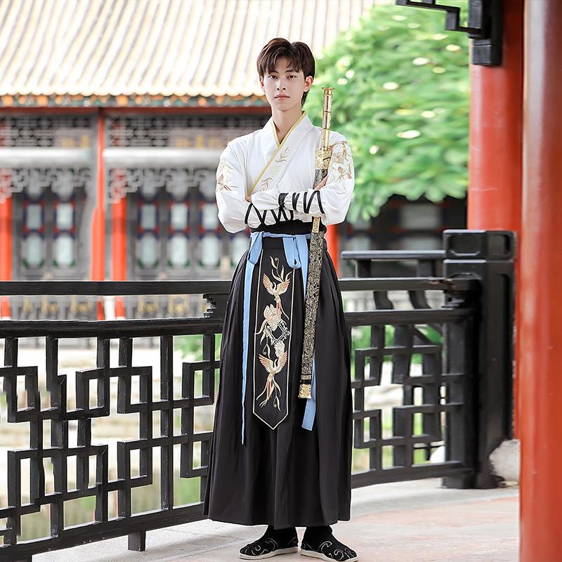 漢服 刺繍 ハロウィン コスプレ衣装 大きいサイズ 華流コスチューム 唐装漢服 変身仮装 学園祭 文化祭 イベント衣装 撮影 美男子 かっこいい衣装 Sy1605 岡村洋品店 通販 Yahoo ショッピング