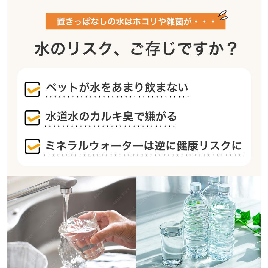 ペット用自動給水器 専用フィルター2枚入り 交換用 水飲み器 自動水