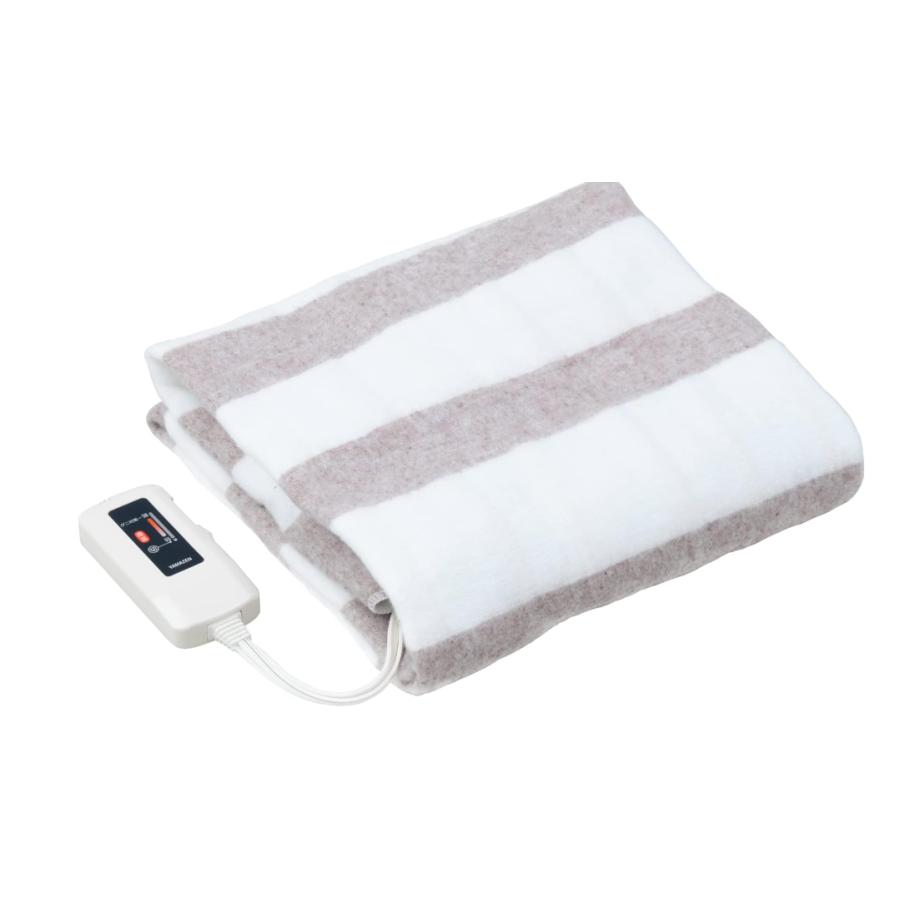 山善　ヤマゼン　電気毛布　電気敷毛布　丸洗い　温度センサー付き 山善] 電気毛布 敷き 電気敷毛布 (130×80cm) (丸洗い可能) (ダニ対策