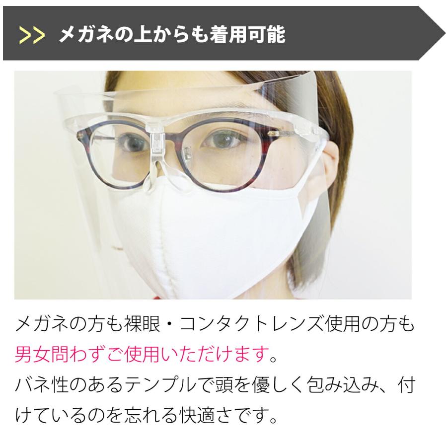 医療用 アイケア フェイスガード ロングタイプ 3枚セット フェイス 