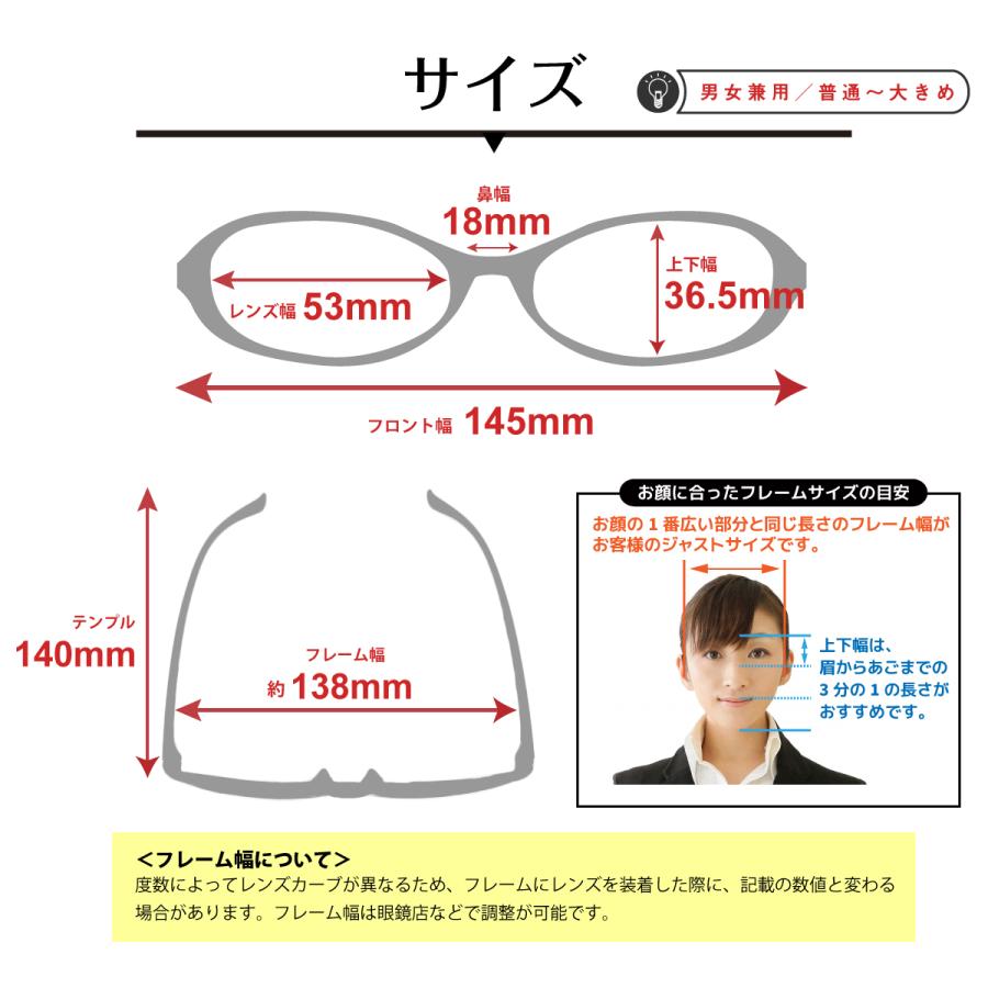 メガネ、老眼鏡 メガネ 度付き 度あり 度入り 日本製 ハーフリム