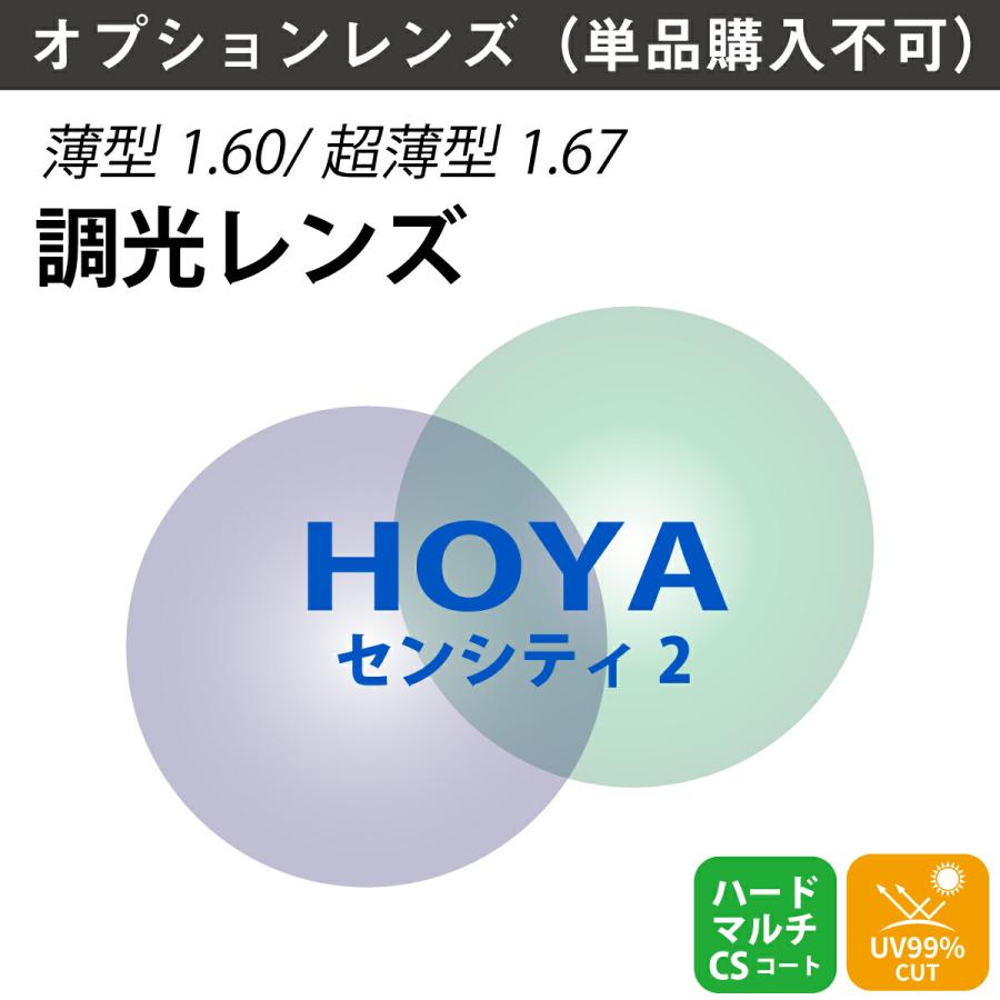 p様　HOYA2種 オプションレンズ】HOYA ホヤ 調光 ニュールックス 非球面レンズ