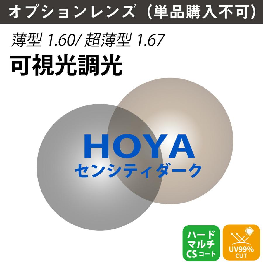 オプションレンズ】HOYA ホヤ 可視光調光 NULUX ニュールックス 非球面