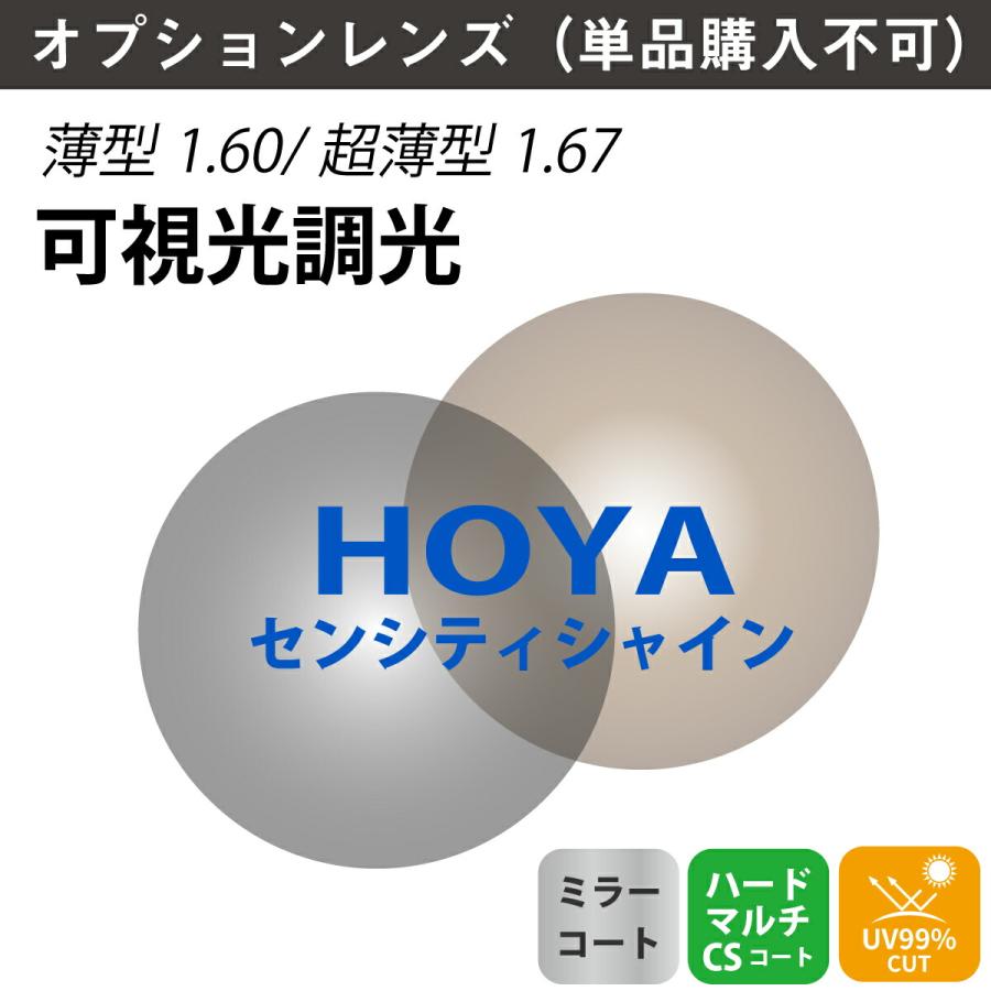 オプションレンズ】HOYA ホヤ 可視光調光 ミラーコート ニュールックス