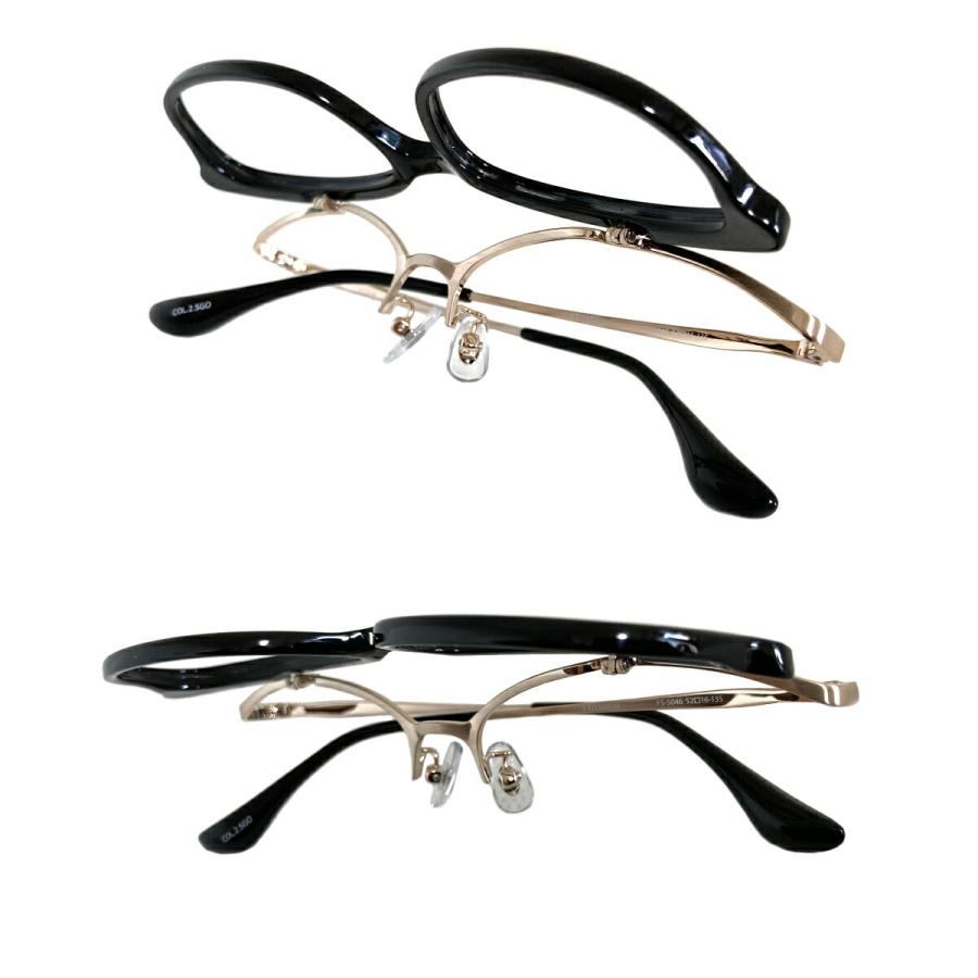 681xN9レ美品 メガネスーパー/モルグランデ 度入り眼鏡 ブラック メガネ 度付き 跳ね上げ式 跳ね上げ 度あり 度入り 軽量 チタン