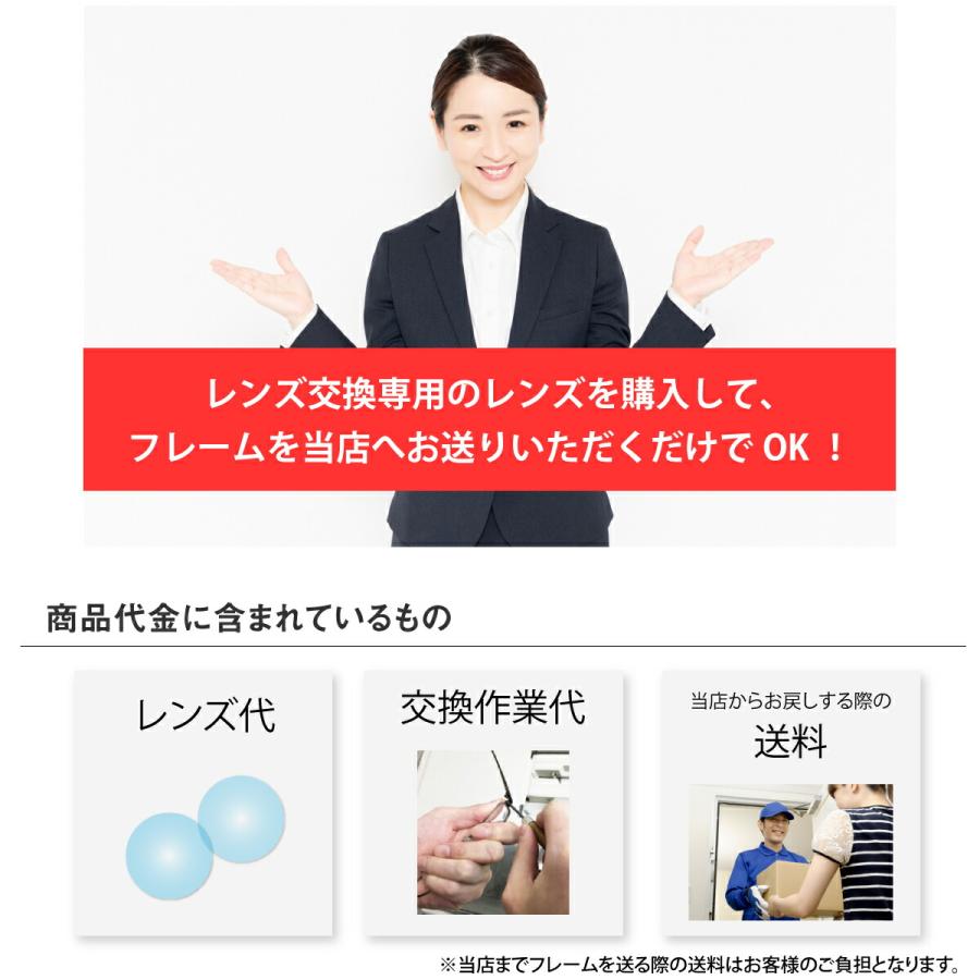 他店のフレームもOK】【レンズ交換専用】フレーム持ち込み用 イトー 