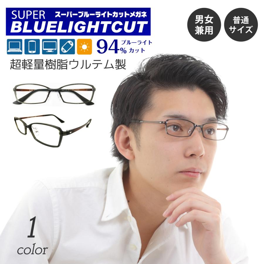スーパーブルーライトカットメガネ HEV94%カット ブルーライトカット
