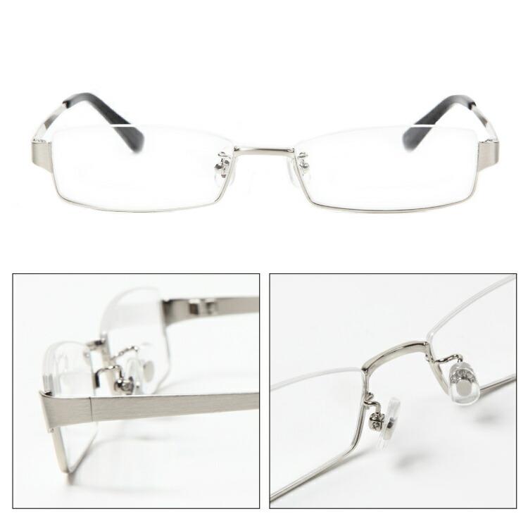 老眼鏡 リーディンググラス シニアグラス アンダーリム 逆