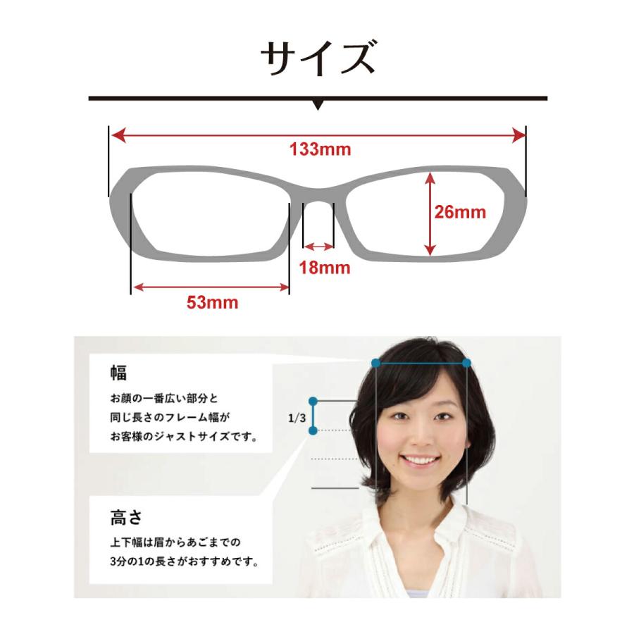 老眼鏡 リーディンググラス 既製 ツーポイント 縁なし 軽量 フレーム