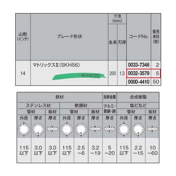 HiKOKI セーバーソー ブレード No152 全長 200mm 14山 5枚入 HiKOKI セーバーソー ブレード No152 全長 200mm 14山 5枚入