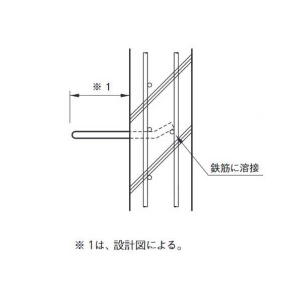 杉田エース 241-512 ローレットタラップ φ22×400×300 点検用階段の
