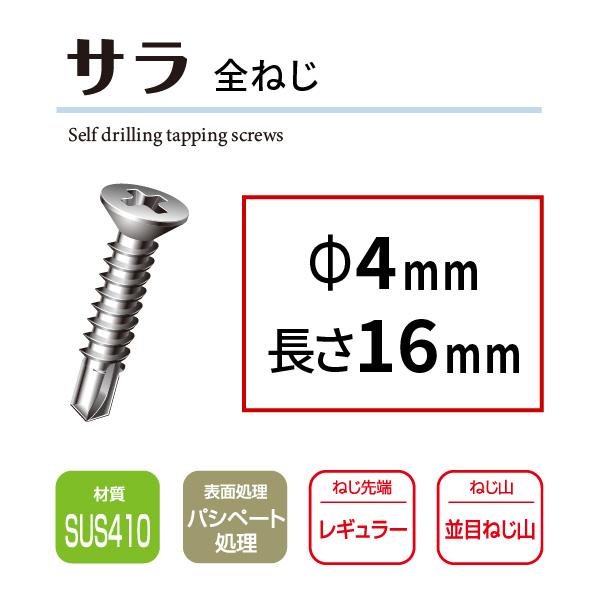 コクブ ステンレス ドリルねじ 皿頭 4×16 1000本 FS-4016 : あかばね金物 - 通販 - Yahoo!ショッピング