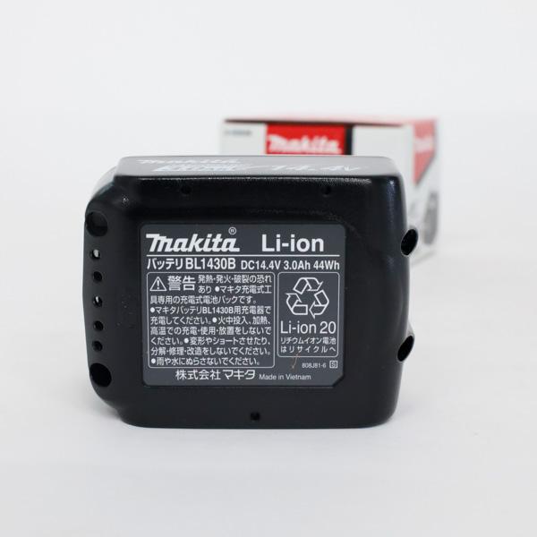 マキタ 純正バッテリ 14.4V 3.0AH BL1430B A-60698 リチウム マキタ 純正バッテリ 14.4V 3.0AH BL1430B A-60698 リチウム