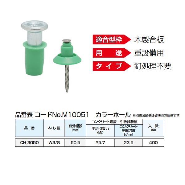 手数料安い ミカド インサート 3分 カラーホール 緑 合板用 400個 Ch 3050 Grn 全ての Www Mysmileteethwhitening Com