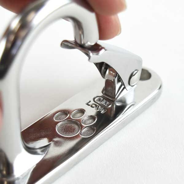 自在かぎ 金属製フック付き測定器 魚デザイン リードフック ペット用 犬用 ステンレス LOV-1 水本 【在庫あり】 : あ