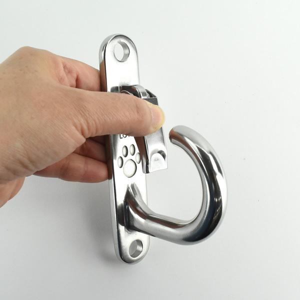 水本 リードフック 平面用 大 LOV-4 ラブフック 犬用リードフック : あ